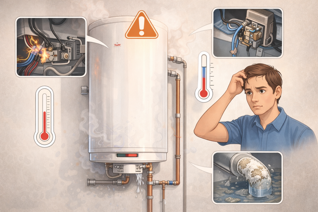 Chauffe-eau qui ne chauffe plus causes et bons réflexes